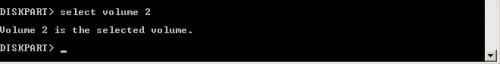 diskpartselectvolume
